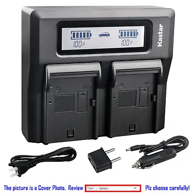 Kastar BatteryDual LCD Fast Charger For Panasonic VW-VBG260 SDR-H80R SDR-H80PC • $25.99