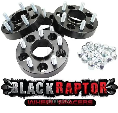 Black Raptor Mitsubishi Pajero PININ / Space Gear 30mm Aluminium Wheel Spacers • $209.14