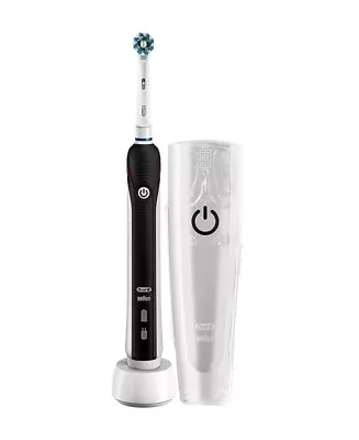 New Oral-B Pro 2 2000 Electric Toothbrush - Black With Travel Case • $79