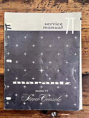 Marantz Model 7T / 7-T Preamp / Preamplifier  Service Manual *Original* • $74.97