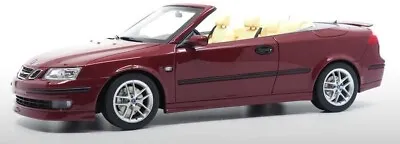 DNA Collectibles 1:18 Diecast Model Saab 9-3 Aero Convertible 2005 Red  000087 • £176.51