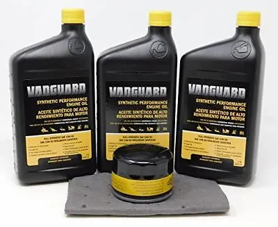 Briggs & Stratton 15W-50 (3 Quarts) Full Synthetic Vanguard Engine Oil Change Ki • $43.95