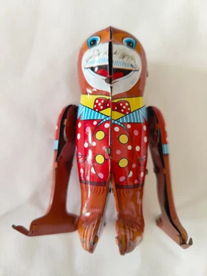 £18.90 • Buy Vintage WIND UP Tin Monkey ( No Key )