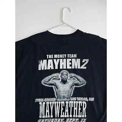 Floyd Mayweather The Money Team Mayhem 2 TMT T-Shirt 2XL Black Offical • $28.88