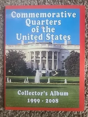 Commemorative Quarters Of The United States Collector Album 1999-2008 No Coins • $4.95