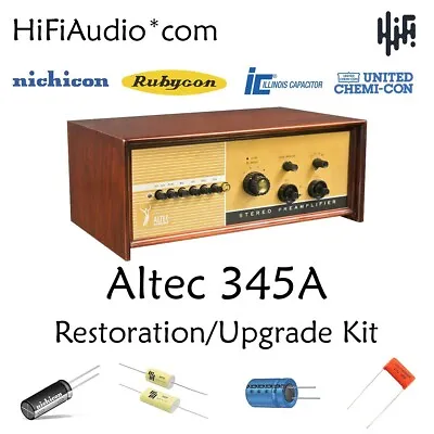 ALTEC 345A Tube Restoration Recap Repair Service Rebuild Capacitor Kit Fix Set • £159.09