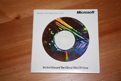 Microsoft Office 2003 Basic Edition With Product Key Disc CD • $12