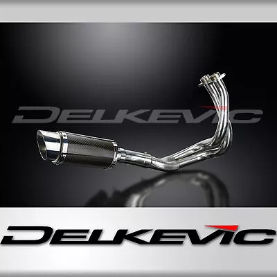 Kawasaki Versys 650 2015-2021 Complete Exhaust 2-1 8  Round Carbon Muffler • $490.99