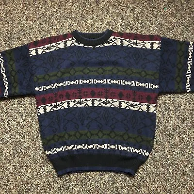 Vintage Apparel Workshop Knit Sweater Sz XL Acrylic Winter Holiday Sweater • $29.99