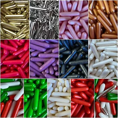 Macaroni Rods Cupcake Sprinkles Birthday Cake Toppers Cakesicle Decorations • £2.50