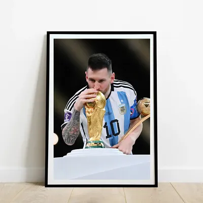 $16.99 • Buy Messi Winner 2022 World Cup Champions Poster