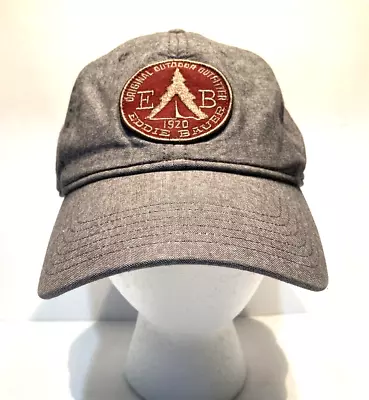 Eddie Bauer Light Gray Denim Baseball Cap - 100% Cotton - Adjustable • $10