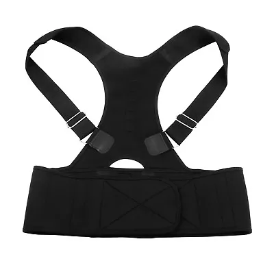 Posture Corrector Support Magnetic Back Shoulder Brace Belt Adjustable Men Women • $11.32