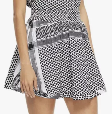 Cecilie Copenhagen Scarf Print Mini Skirt  • $45