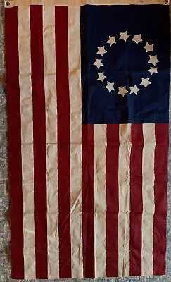 13 Star Betsy Ross Annin & Co American Flag 61 X 34 Vintage Roseland NJ USA • $145