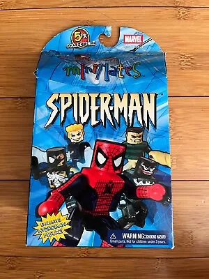 Bnib Marvel Universe Minimates Series Spider-man 5 Pack Mini Toy Figure Set • £64.99