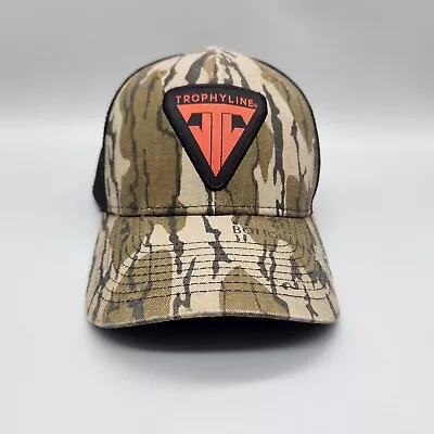 Trophyline Camo Hat Cap Hunting Camoflauge Mesh Back Snapback Black  • $11.90