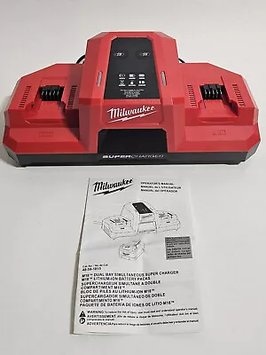 NEW Milwaukee M18 18V Dual Bay Simultaneous Super Charger 48-59-1815 • $185