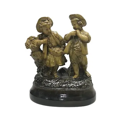 Vintage Borghese Boy & Girl Figurine Richmond Art Co. Children Statue  • $20.99