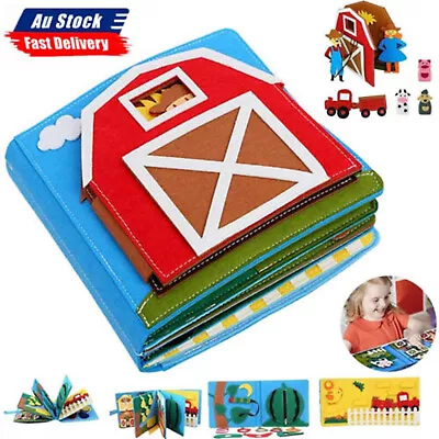 Kids Quiet Busy Book Montessori Toys For Toddler Early Educational Learning Toys • $21.75