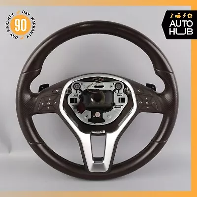 12-18 Mercedes W207 E350 CLS550 E550 Steering Wheel Black W/ Paddle Shifters OEM • $228.25