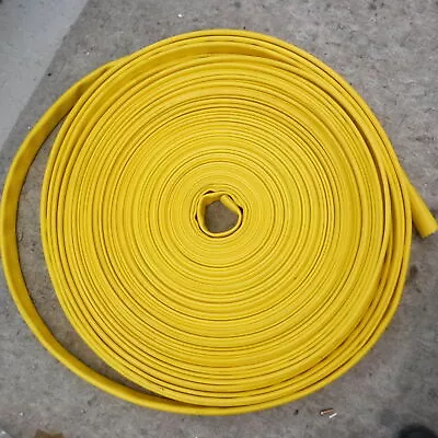 300' Jason Industries Yellow Ribbed Discharge Hose 1-1/2  ID 250Psi • $599.99