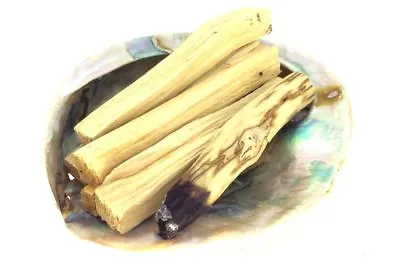 Abalone Shell & Sacret Palo Santo Wood For Smudging & Cleansing • £18.99