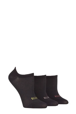 £9.99 • Buy Ladies 3 Pair Elle Sport Mesh Bamboo No Show Socks