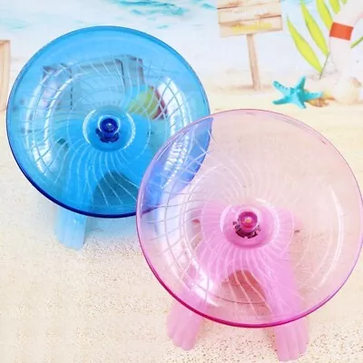 Pet Hamster Flying Saucer Exercise Wheel Hamster Mouse Running DiscL-PN • £6.37