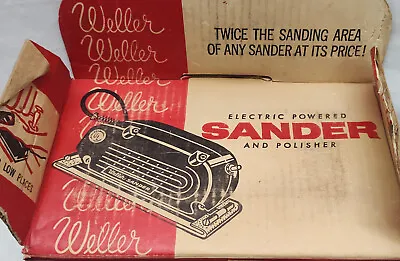 Vintage Weller Electric Palm Sander Model 700 Good Condition Collector Nice Used • $29