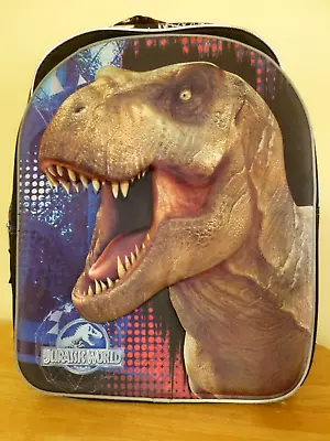 JURASSIC WORLD 16  Full-Size T-Rex Dinosaur 3D Backpack School Or Travel • $9.95