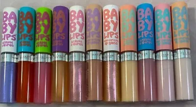 Baby Lips Maybelline Moisturizing Lip Gloss-Choose Your Shade~COMBINED SHIPPING • $4.08