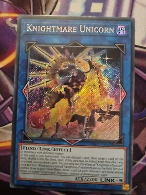 Knightmare Unicorn Alt Art - RA01-EN043 - Secret Rare Mint • £3.50