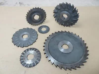 1 1/4  Bore Horizontal Milling Cutter Slitting Saws Side & Face Cutters HSS VGC • £42