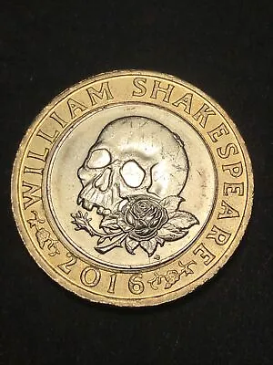 £100 • Buy 2016 William Shakespeare 2 Pound Coin ERROR
