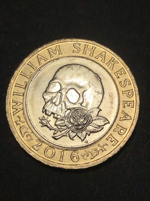 £100 • Buy 2016 William Shakespeare 2 Pound Coin ERROR