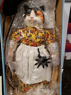 Goebel Bette Ball  Candy Corn  Musical Cat Porcelain Doll Limited Edition • $99.99
