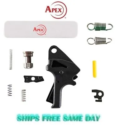 Apex Polymer Flat-Faced Forward Set Trigger Kit For M&P M2.0 Black # 100-P154-B • $110.84