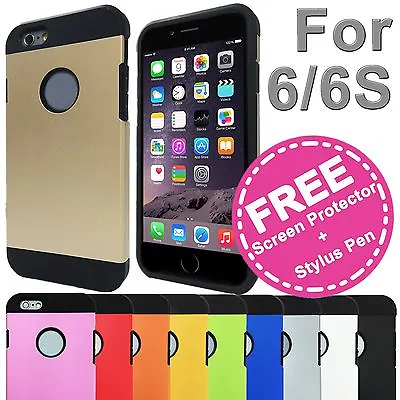 $3.99 • Buy Shockproof Tough Hard Solid Heavy Duty Armor Case Cover For Apple IPhone 6s 6