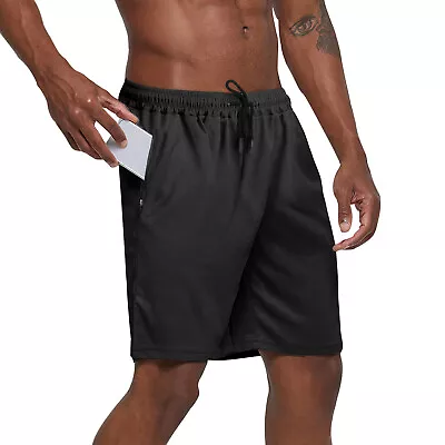 Men's Running Compression Liner Shorts Gym Sports Training Workout Fitness Pants • $14.99