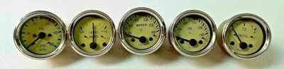 Classic Car Smiths Replica Electrical Oil Temp Amp Fuel Mechanical Oil Gauge • $27