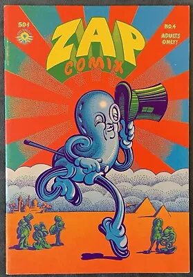 Zap Comix #4  Underground Comix  2nd Print   R. Crumb Classic Story   Joe Blow  • $39.98