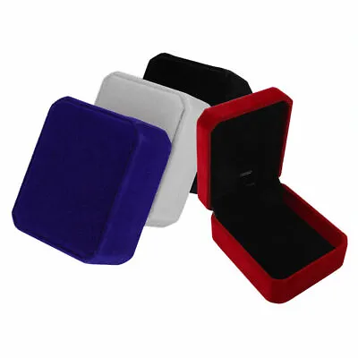 1/5PCs Deluxe Velvet Pendant Necklace Box Jewelry Boxes For Proposal Engagement • $4.98