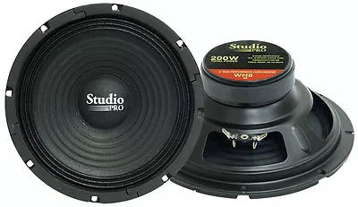 PAIR Of Pyramid WH8  8-Inch 200 Watt High Power Paper Cone 8 Ohm Subwoofers • $44.99