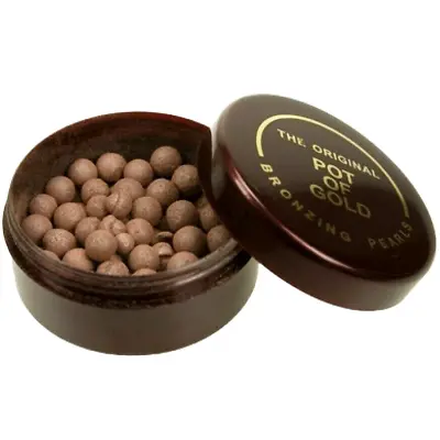 £5.99 • Buy POT OF GOLD Bronzing Pearls Beads Bronzer Powder Face & Body Makeup Sunkissed