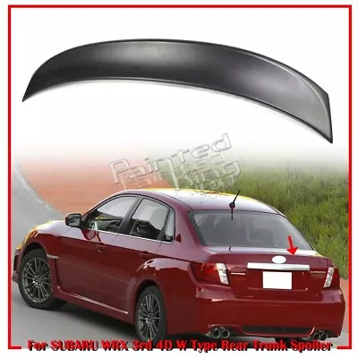 08-14 Fit FOR SUBARU WRX Impreza 3rd Sedan W Rear Trunk Boot Spoiler Unpainted • $286.90