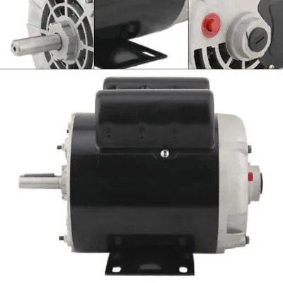Air Compressor Electric Motor 2 HP 56 Frame Single Phase 115/230V Volt 3450 RPM • $122.55