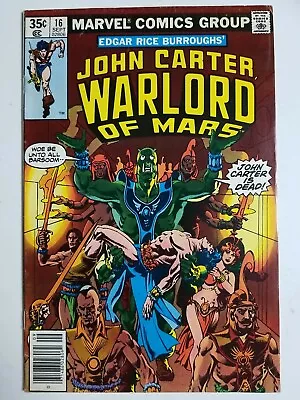 John Carter Warlord Of Mars (1977) #16 - Fine • $3