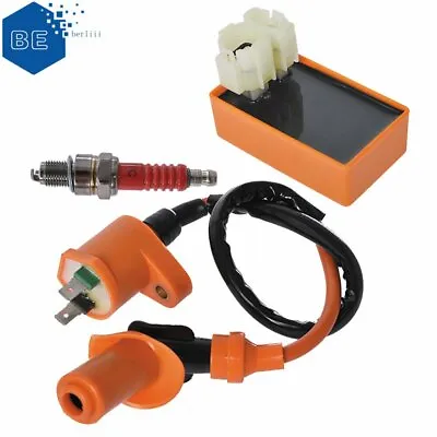 Racing Ignition Coil Spark Plug CDI For Gy6 Scooter ATV TaoTao 50cc 125cc 150cc • $10.82