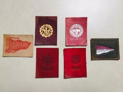 Antique Leather Tobacco Patches Colleges & Universities 1901-1915 Lot Of 6 • $20